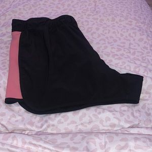 Black and pink shorts